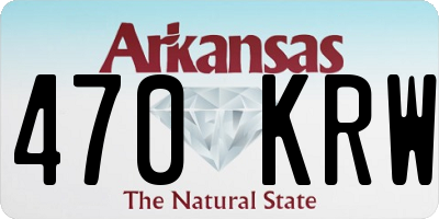 AR license plate 470KRW