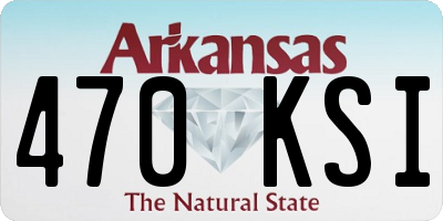 AR license plate 470KSI