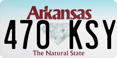 AR license plate 470KSY