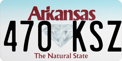 AR license plate 470KSZ