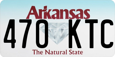 AR license plate 470KTC