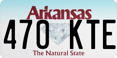 AR license plate 470KTE