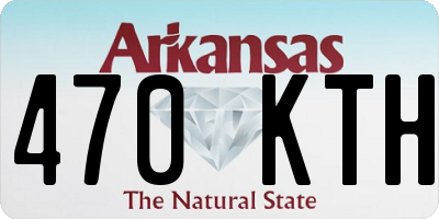 AR license plate 470KTH