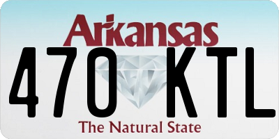 AR license plate 470KTL