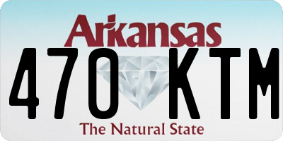 AR license plate 470KTM