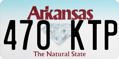 AR license plate 470KTP