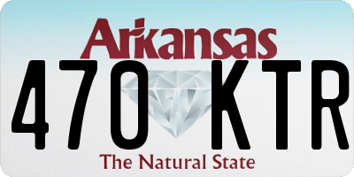 AR license plate 470KTR