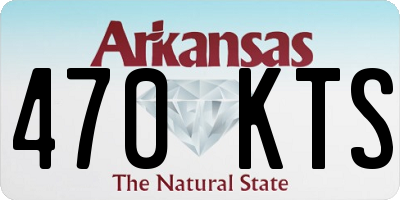 AR license plate 470KTS