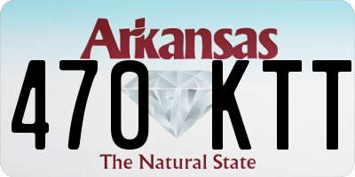 AR license plate 470KTT