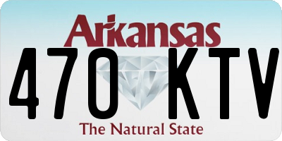AR license plate 470KTV