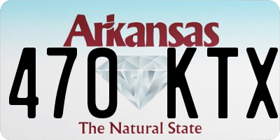 AR license plate 470KTX