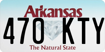 AR license plate 470KTY