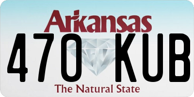 AR license plate 470KUB