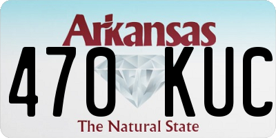 AR license plate 470KUC