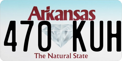 AR license plate 470KUH