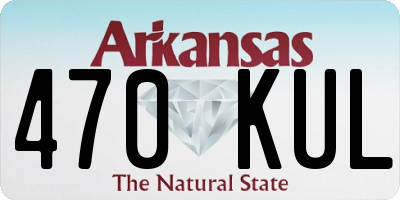 AR license plate 470KUL