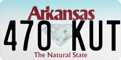 AR license plate 470KUT