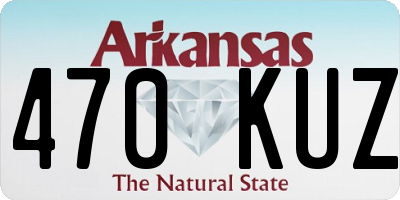 AR license plate 470KUZ