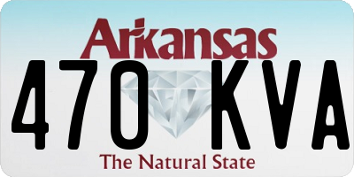 AR license plate 470KVA