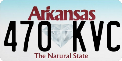 AR license plate 470KVC