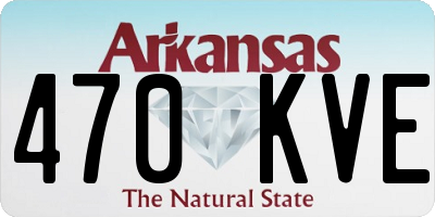 AR license plate 470KVE