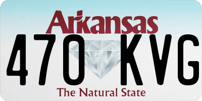 AR license plate 470KVG