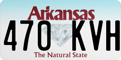 AR license plate 470KVH