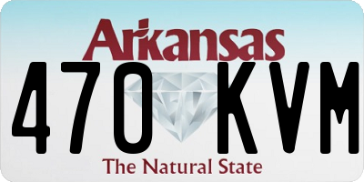 AR license plate 470KVM