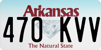 AR license plate 470KVV