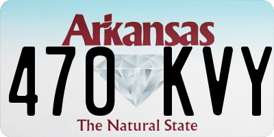 AR license plate 470KVY