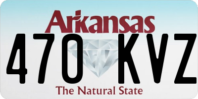 AR license plate 470KVZ
