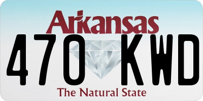 AR license plate 470KWD