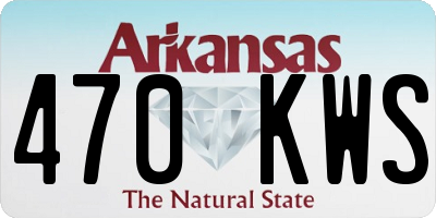 AR license plate 470KWS