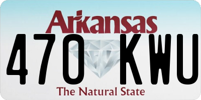 AR license plate 470KWU