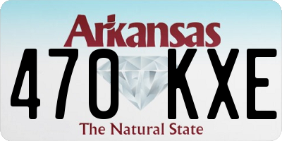 AR license plate 470KXE