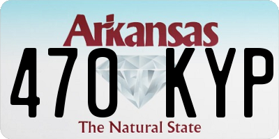 AR license plate 470KYP