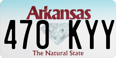 AR license plate 470KYY