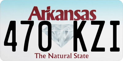 AR license plate 470KZI