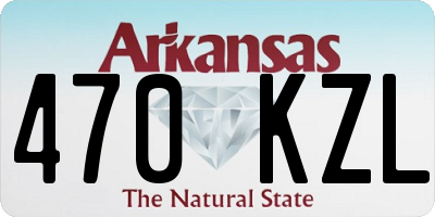 AR license plate 470KZL