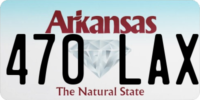 AR license plate 470LAX