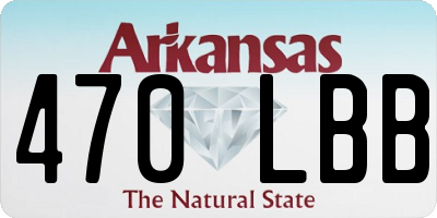 AR license plate 470LBB