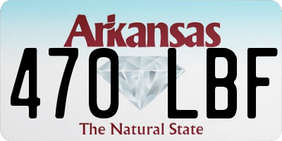 AR license plate 470LBF