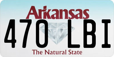 AR license plate 470LBI