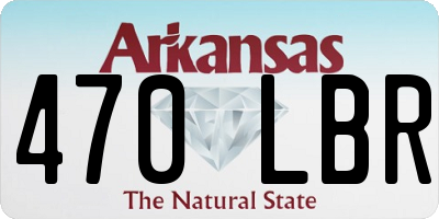AR license plate 470LBR