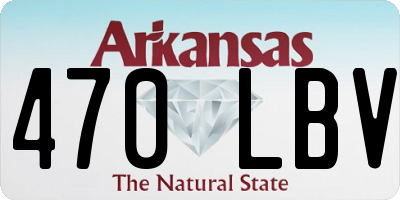 AR license plate 470LBV