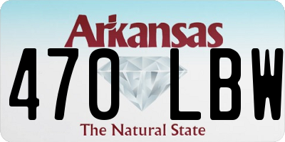 AR license plate 470LBW