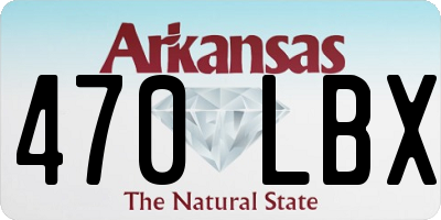 AR license plate 470LBX
