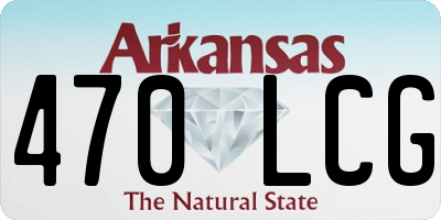 AR license plate 470LCG