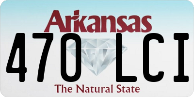 AR license plate 470LCI