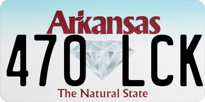 AR license plate 470LCK